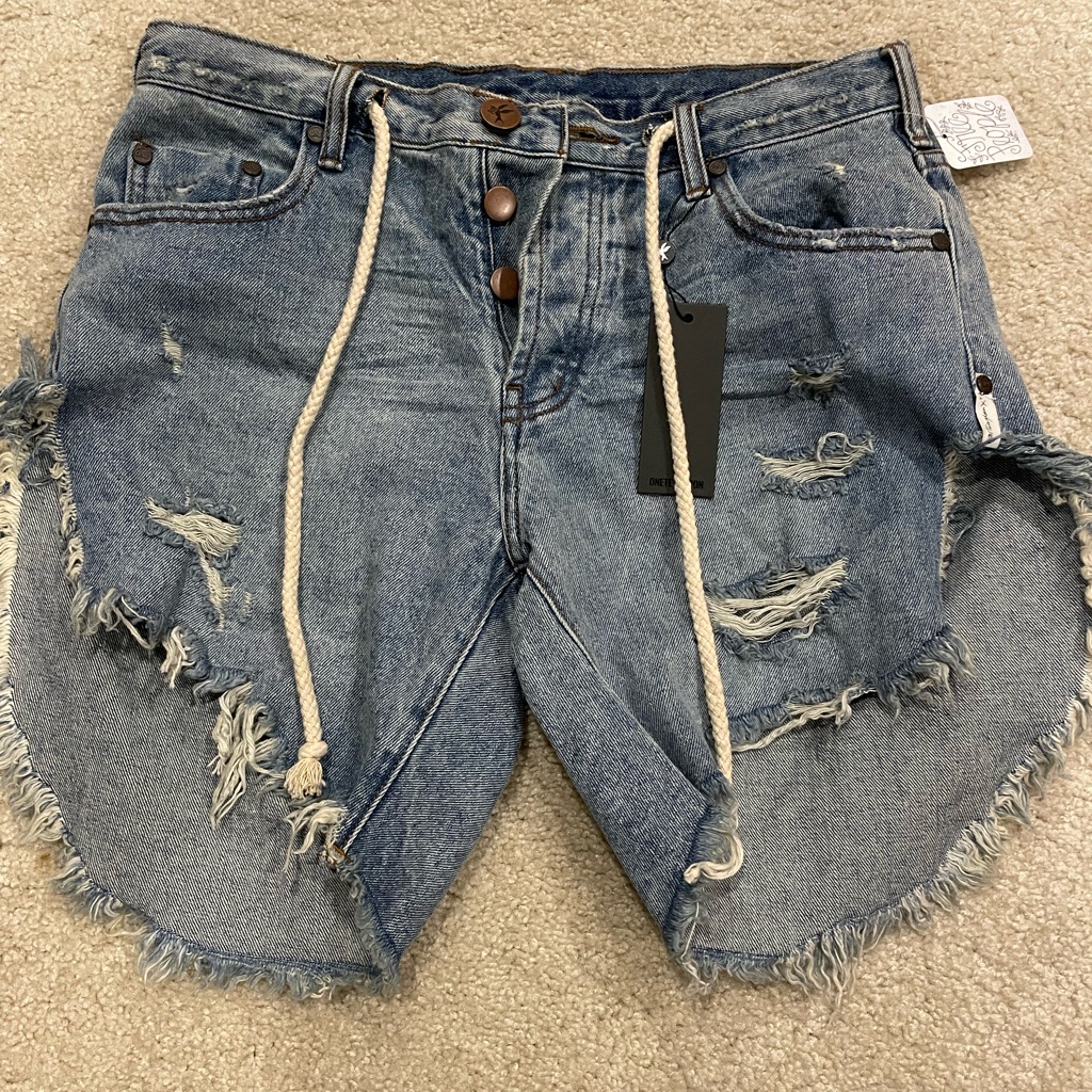 Free People Jeans Shorts